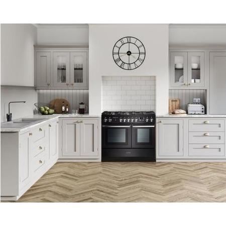 Rangemaster Professional Plus FX 100cm Dual Fuel Range Cooker - Black