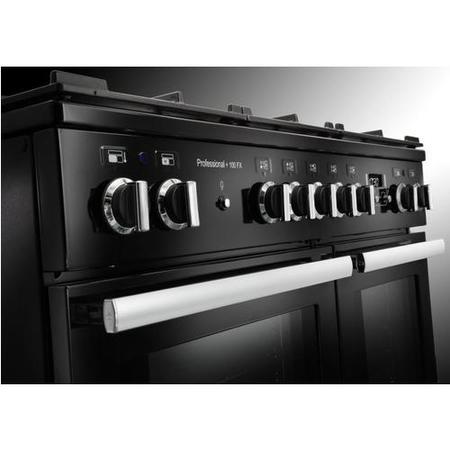 Rangemaster Professional Plus FX 100cm Dual Fuel Range Cooker - Black