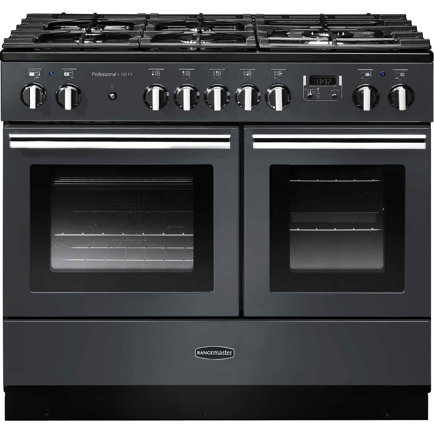 Rangemaster Professional Plus FX 100cm Dual Fuel Range Cooker - Slate ...