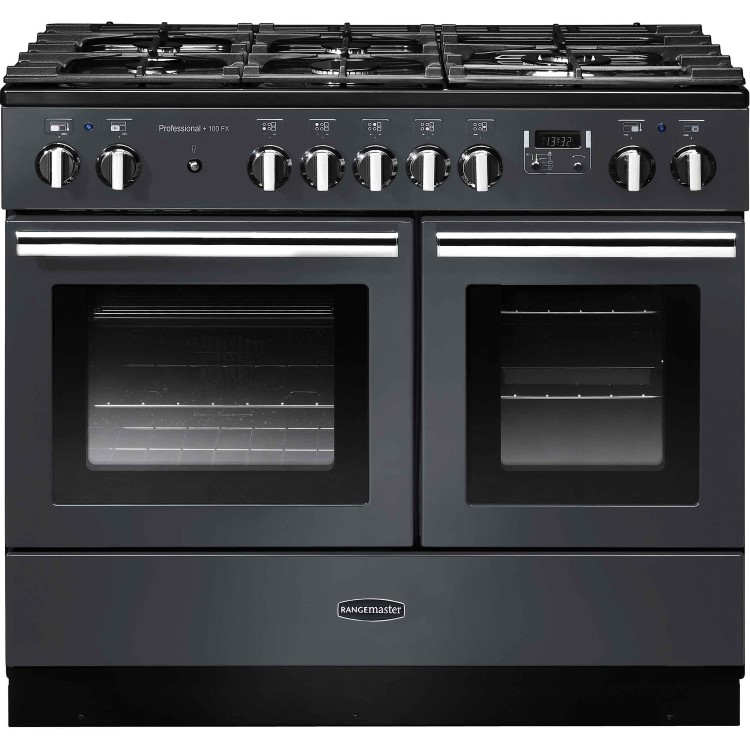 Rangemaster Professional Plus FX 100cm Dual Fuel Range Cooker - Slate Grey
