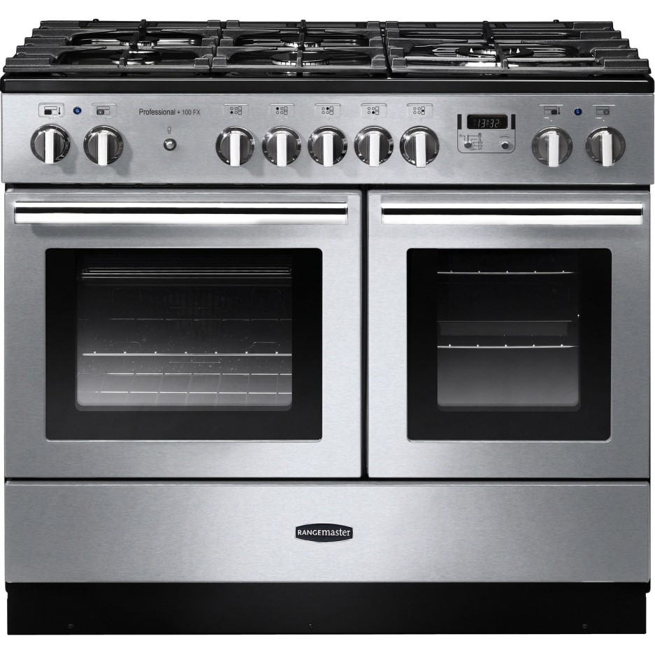 Rangemaster PROPL100FXDFFSSC Professional+ 100cm Dual Fuel Range Cooker