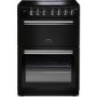 Rangemaster Professional Plus 60cm Electric Cooker - Black and Chrome