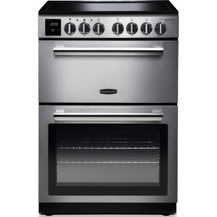 Rangemaster Professional Plus 60cm Electric Cooker - Stainless Steel and Chrome