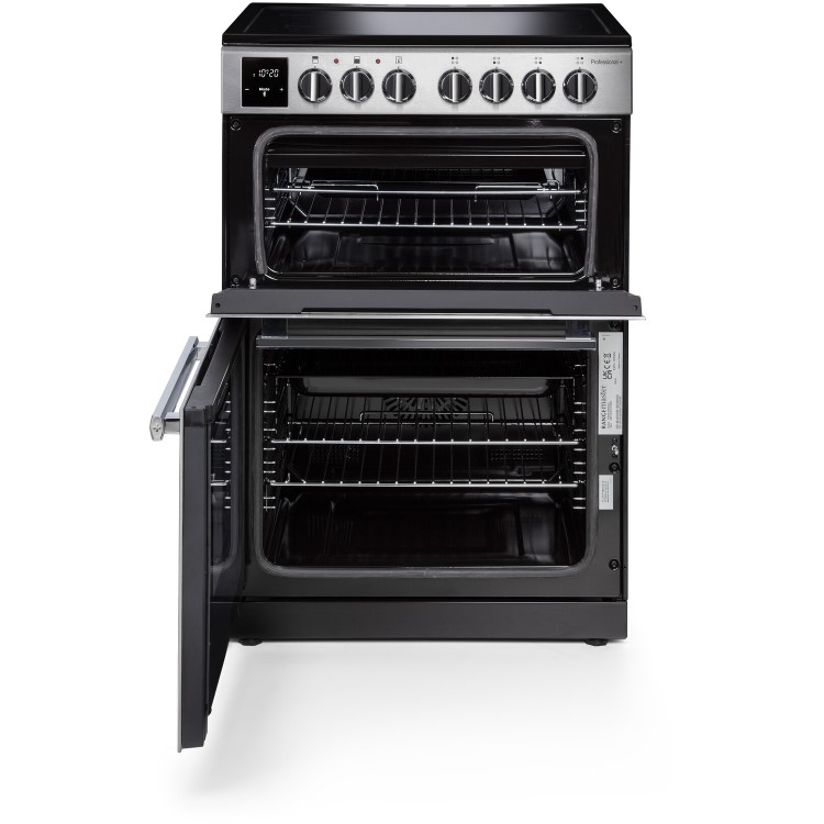 Rangemaster Professional Plus 60cm Electric Cooker - Stainless Steel and Chrome