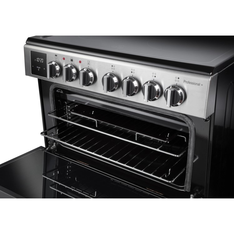 Rangemaster Professional Plus 60cm Electric Cooker - Stainless Steel and Chrome