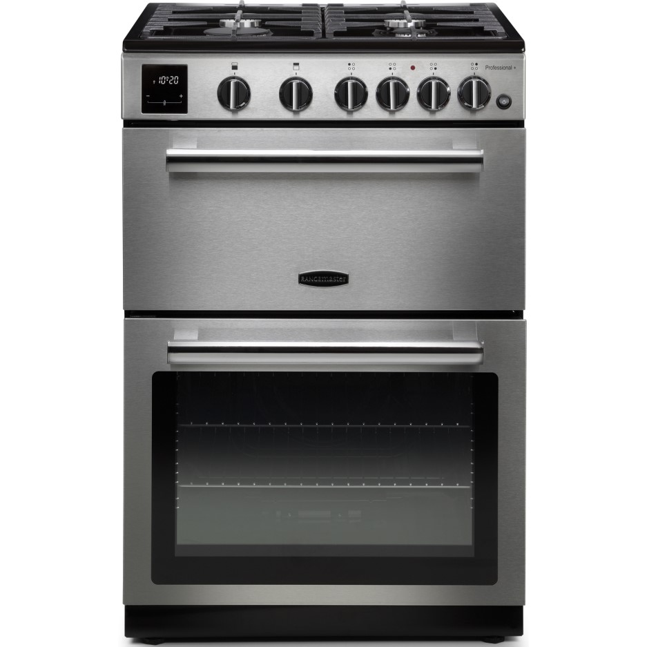 Rangemaster Professional Plus 60cm Gas Cooker Stainless Steel and