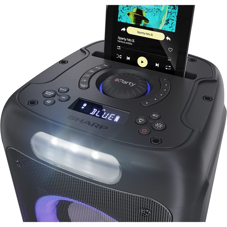 Sharp Wireless Party Speaker - Black