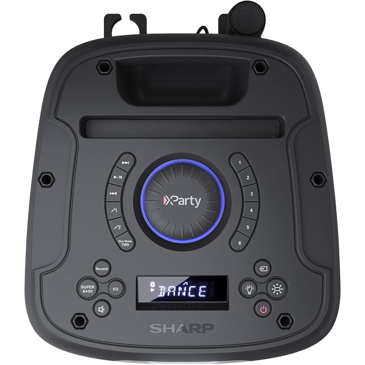 Sharp Wireless Party Speaker - Black