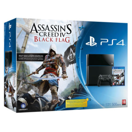 Sony Playstation 4 500GB Console and Assassins Creed  Bundle - PS4