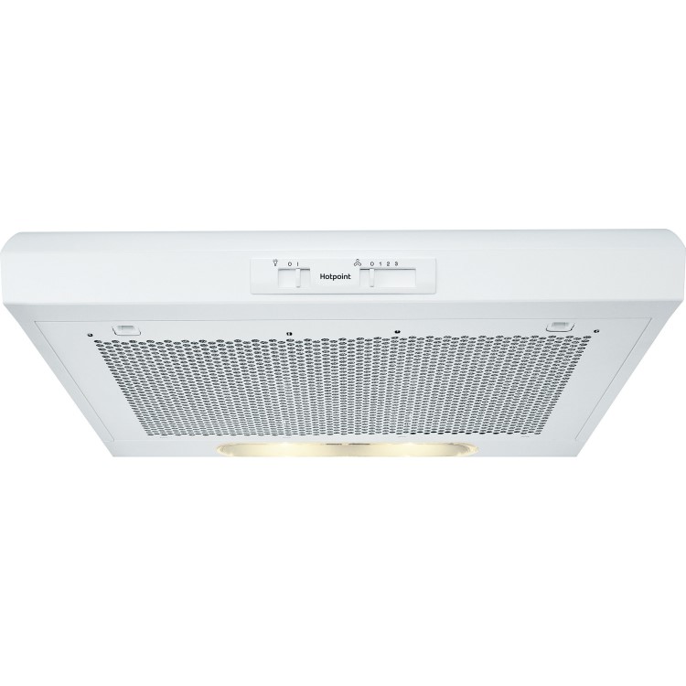 Hotpoint 60cm Visor Cooker Hood - White
