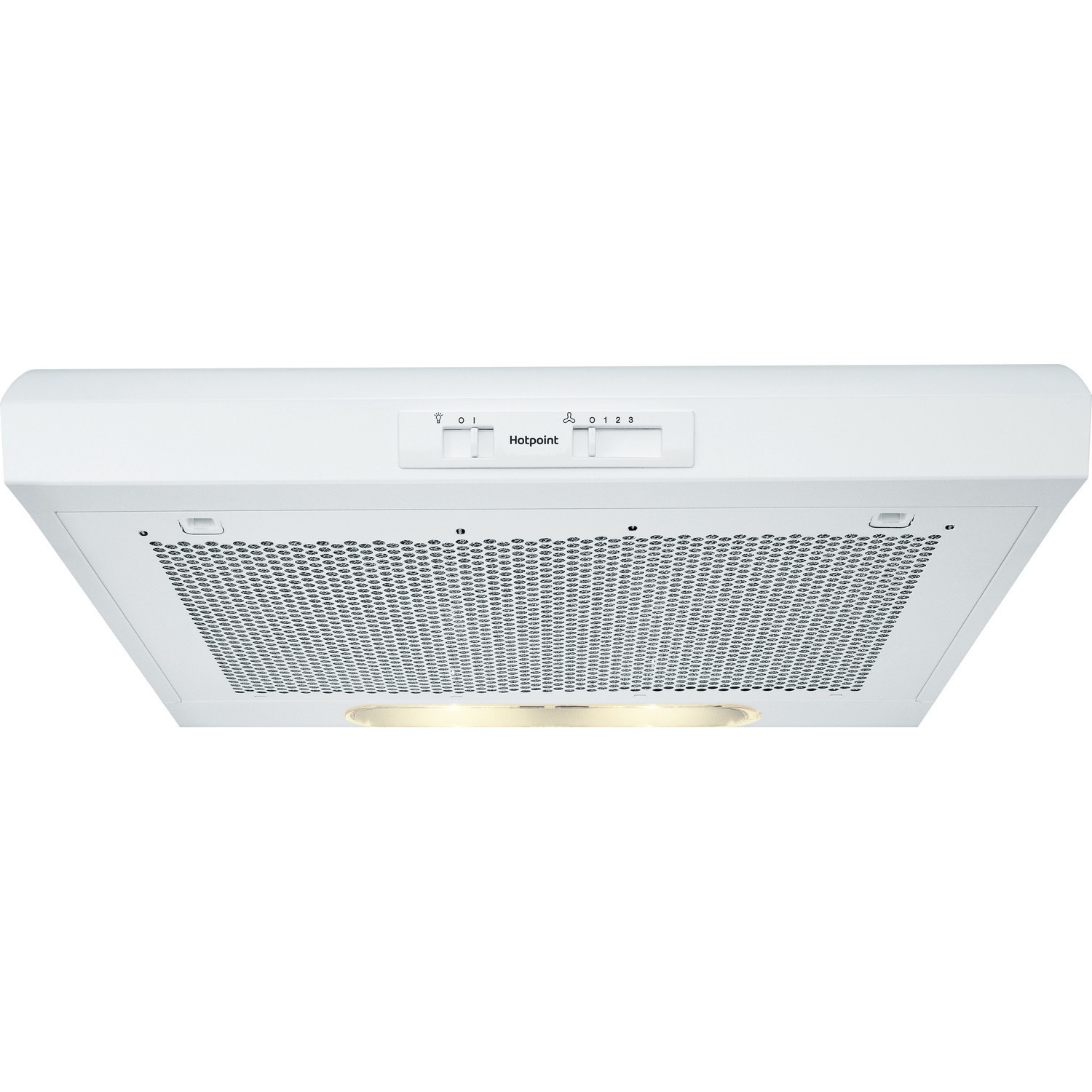 Hotpoint 60cm Visor Cooker Hood - White