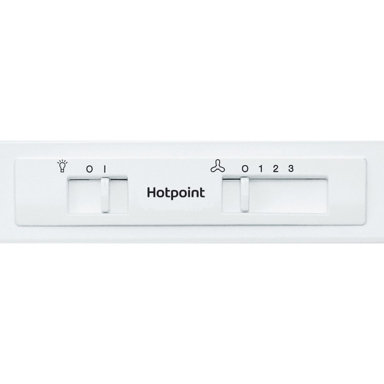 Hotpoint 60cm Visor Cooker Hood - White