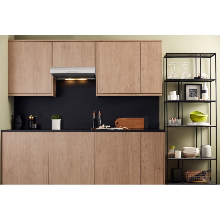 Hotpoint 60cm Visor Cooker Hood - White