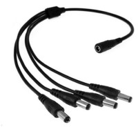 Easy 1 to 4 way 2.1mm DC Power Splitter