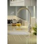 Abode Brushed Nickel Twin Lever 4 in 1 Instant Hot Water Kitchen Tap - Pronteau