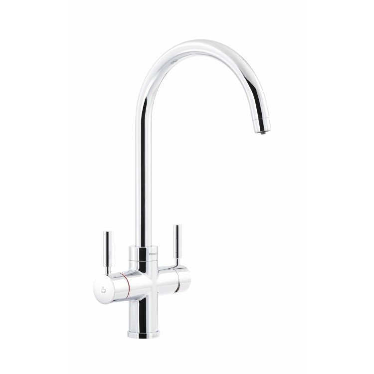 GRADE A1 - Abode PT1101 Pronteau 3 in 1 Prostream Monobloc Instant Boiling Water Tap - Chrome