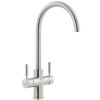 GRADE A2 - Abode PT1102 Pronteau 3 in 1 Prostream Monobloc Instant Boiling Water Tap - Brushed Nickel