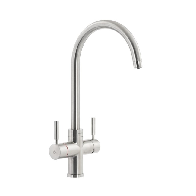 GRADE A1 - Abode PT1102 Pronteau 3 in 1 Prostream Monobloc Instant Boiling Water Tap - Brushed Nickel