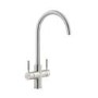 GRADE A1 - Abode PT1102 Pronteau 3 in 1 Prostream Monobloc Instant Boiling Water Tap - Brushed Nickel
