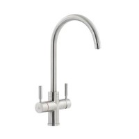 GRADE A1 - Abode PT1102 Pronteau 3 in 1 Prostream Monobloc Instant Boiling Water Tap - Brushed Nickel