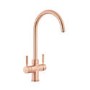 GRADE A2 - Abode PT1105 Pronteau 3 in 1 Prostream Monobloc Instant Boiling Water Tap - Urban Copper