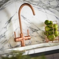 GRADE A2 - Abode PT1105 Pronteau 3 in 1 Prostream Monobloc Instant Boiling Water Tap - Urban Copper