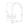 GRADE A2 - Abode PT1105 Pronteau 3 in 1 Prostream Monobloc Instant Boiling Water Tap - Urban Copper