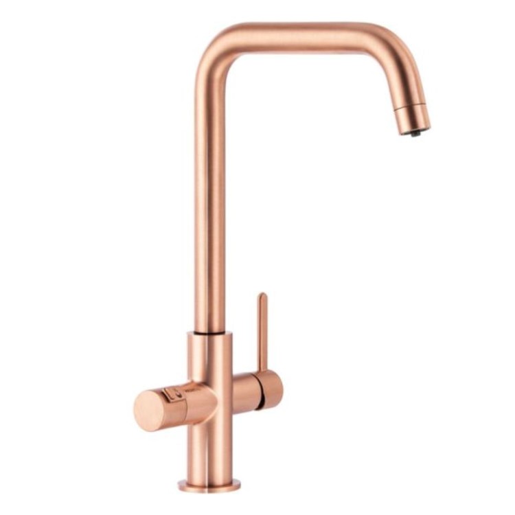 Abode Prothia 3 In 1 Boiling Water Kitchen Tap - Copper