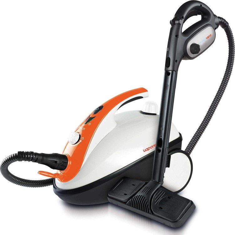 Polti PTGB0057 Vaporetto Smart Airplus Steam Cleaner Black White & Orange