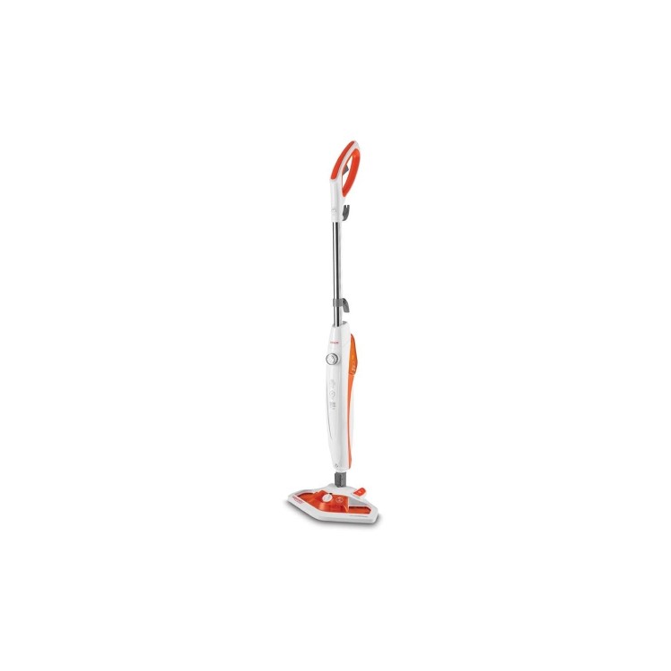 GRADE A1 - polti PTGB0067 Vaporetto Frescovapor Steam Mop with Vaporforce Brush - White And Orange