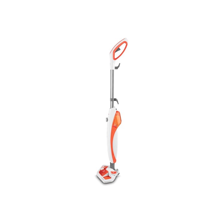GRADE A1 - polti PTGB0067 Vaporetto Frescovapor Steam Mop with Vaporforce Brush - White And Orange