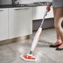 GRADE A1 - polti PTGB0067 Vaporetto Frescovapor Steam Mop with Vaporforce Brush - White And Orange