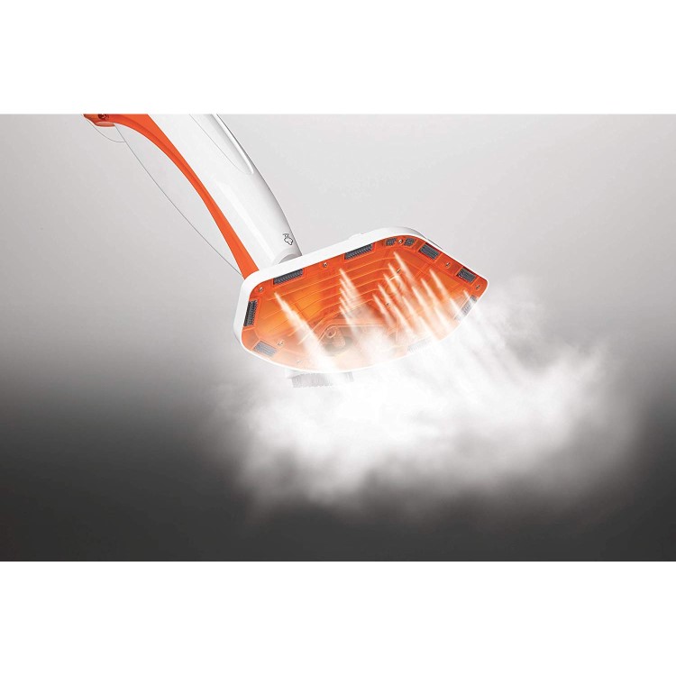 GRADE A1 - polti PTGB0067 Vaporetto Frescovapor Steam Mop with Vaporforce Brush - White And Orange