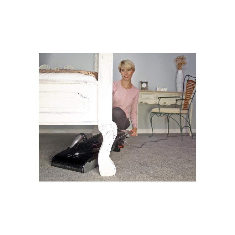 Hoover PU71EN01001 Enigma 700W Bagged Upright Vacuum Cleaner Black and Silver