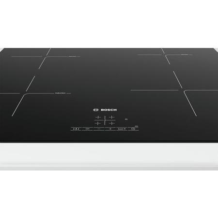 GRADE A1 - Bosch PUE611BF1B 59cm Frameless Four Zone Induction Hob Black