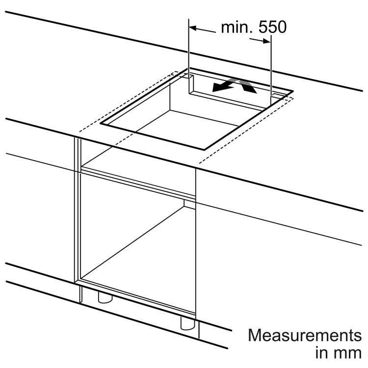 Bosch Series 2 60cm 4 Zone Induction Hob With Boost Zone