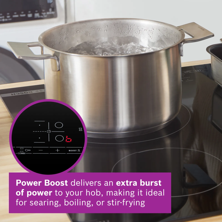 Bosch Series 2 60cm 4 Zone Induction Hob With Boost Zone