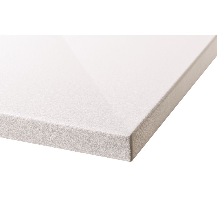 1400x900mm Walk-In Rectangular Shower Tray 40mm with Drying Area - White Stone Resin - Purity