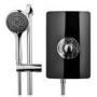900x900mm Square Electric Hydro Shower Cabin with 8.5kw Triton Electric Shower and Shower Tray - Vidalux