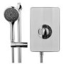 900x900mm Square Electric Hydro Shower Cabin with 8.5kw Triton Electric Shower and Shower Tray - Vidalux