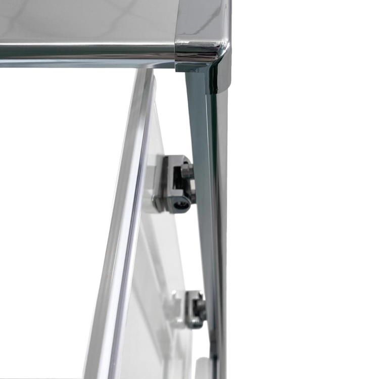 900x900mm Square Electric Hydro Shower Cabin with 8.5kw Triton Electric Shower and Shower Tray - Vidalux