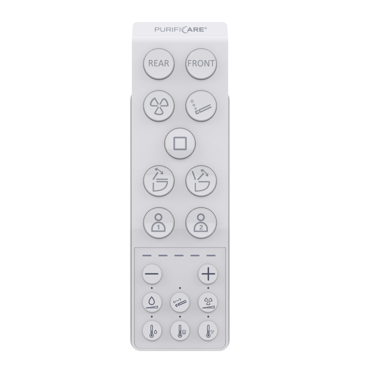 Replacement Seat and Remote Control for Japanese Toilet PURWHTE451 only - Purificare
