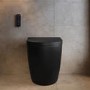 Matt Black Back To Wall Smart Toilet Pan- Purificare