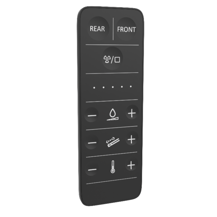 Matt Black Back To Wall Smart Toilet Pan- Purificare
