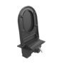 Matt Black Replacement Seat and Remote Control for Japanese Toilet PURMBWH and PURMBBTW - Purificare