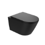 Matt Black Wall Hung Smart Bidet Japanese Toilet - Purificare