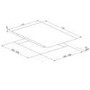 Smeg PV175CB Linea 74cm 5 Burner Gas-on-glass Hob With Straight Edge Glass - White