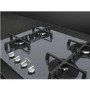 Smeg Cucina 60cm Gas on Glass 4 Burner Gas Hob - Silver Mirrored Glass