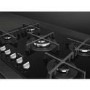 Refurbished Smeg Cucina PV275N 72cm 5 Burner Gas-on-Glass Hob Black