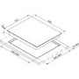 Smeg PV640S Linea 4 Burner 60cm Gas-on-Glass Hob - Silver Glass